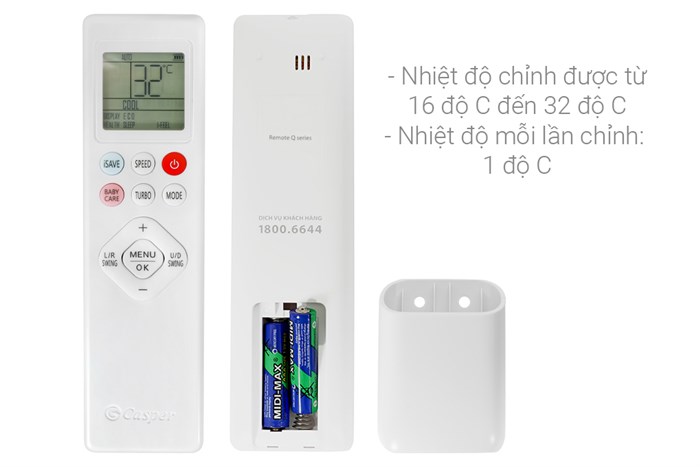 Máy lạnh CASPER Inverter 1 HP QC09IS36